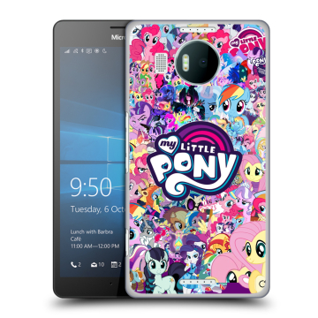 Пластиковый чехол на Microsoft Lumia 950 XL с принтом My little pony Дружба чудо