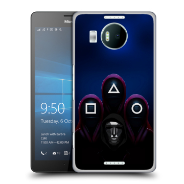 Пластиковый чехол на Microsoft Lumia 950 XL с принтом Игра Кальмара Пластиковый чехол на Microsoft Lumia 950 XL с принтом Игра Кальмара