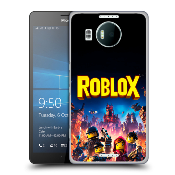 Пластиковый чехол на Microsoft Lumia 950 XL с принтом Roblox Роблокс