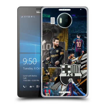 Пластиковый чехол на Microsoft Lumia 950 XL с принтом Messi Barcelona Пластиковый чехол на Microsoft Lumia 950 XL с принтом Messi Barcelona