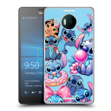 Пластиковый чехол на Microsoft Lumia 950 XL с принтом Лило и Стич