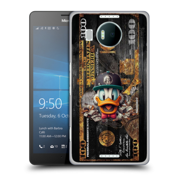 Пластиковый чехол на Microsoft Lumia 950 XL с принтом Дональд Дак Доллар