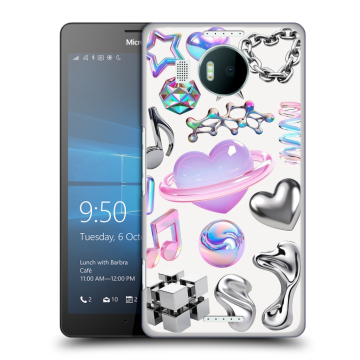 Пластиковый чехол на Microsoft Lumia 950 XL с принтом Y2K