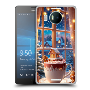 Пластиковый чехол на Microsoft Lumia 950 XL с принтом Новый год Пластиковый чехол на Microsoft Lumia 950 XL с принтом Новый год