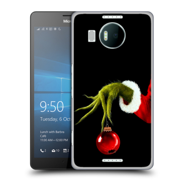 Пластиковый чехол на Microsoft Lumia 950 XL с принтом Новый год Гринч Пластиковый чехол на Microsoft Lumia 950 XL с принтом Новый год Гринч