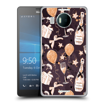 Пластиковый чехол на Microsoft Lumia 950 XL с принтом Новый год Пластиковый чехол на Microsoft Lumia 950 XL с принтом Новый год