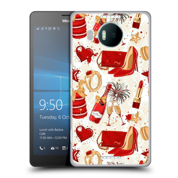 Пластиковый чехол на Microsoft Lumia 950 XL с принтом Новый год Пластиковый чехол на Microsoft Lumia 950 XL с принтом Новый год