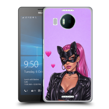 Пластиковый чехол на Microsoft Lumia 950 XL с принтом женский Пластиковый чехол на Microsoft Lumia 950 XL с принтом женский