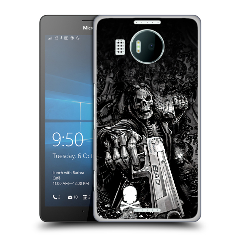 Пластиковый чехол на Microsoft Lumia 950 XL с принтом Скелет Пластиковый чехол на Microsoft Lumia 950 XL с принтом Скелет