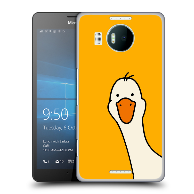 Пластиковый чехол на Microsoft Lumia 950 XL с принтом Утка Пластиковый чехол на Microsoft Lumia 950 XL с принтом Утка