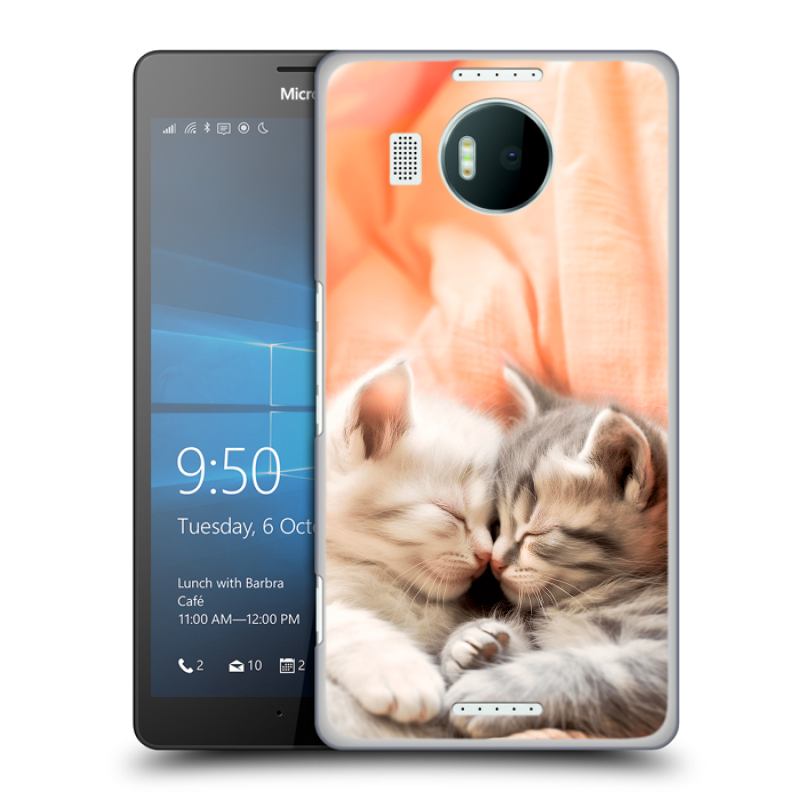 Пластиковый чехол на Microsoft Lumia 950 XL с принтом Котята Пластиковый чехол на Microsoft Lumia 950 XL с принтом Котята