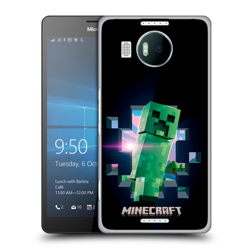 Пластиковый чехол на Microsoft Lumia 950 XL с принтом Майнкрафт Minecraft Пластиковый чехол на Microsoft Lumia 950 XL с принтом Майнкрафт Minecraft