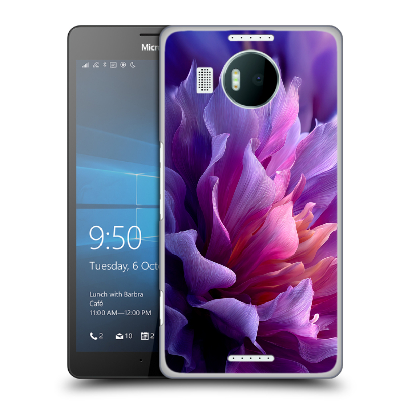 Пластиковый чехол на Microsoft Lumia 950 XL с принтом женский цветы Пластиковый чехол на Microsoft Lumia 950 XL с принтом женский цветы