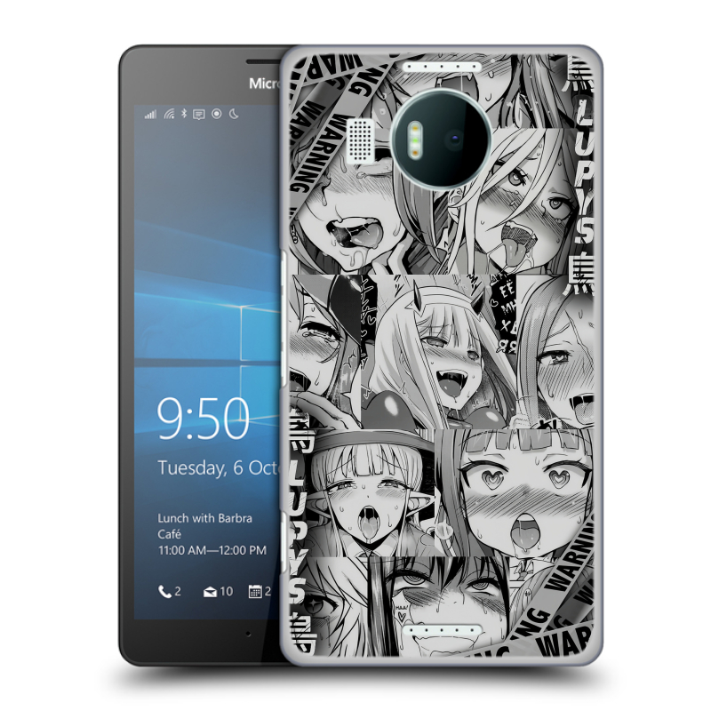 Пластиковый чехол на Microsoft Lumia 950 XL с принтом Ahegao Ахегао Аниме Пластиковый чехол на Microsoft Lumia 950 XL с принтом Ahegao Ахегао Аниме