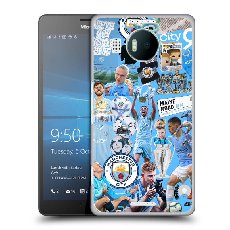 Пластиковый чехол на Microsoft Lumia 950 XL с принтом Man City Манчестер Сити Пластиковый чехол на Microsoft Lumia 950 XL с принтом Man City Манчестер Сити