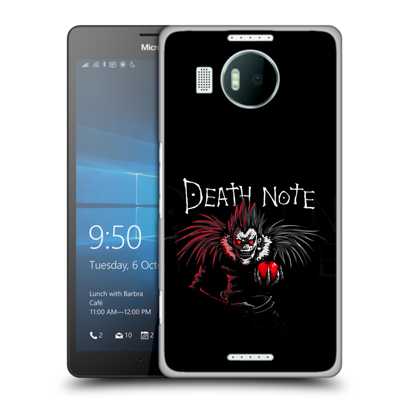 Пластиковый чехол на Microsoft Lumia 950 XL с принтом Death note Тетрадь смерти Пластиковый чехол на Microsoft Lumia 950 XL с принтом Death note Тетрадь смерти