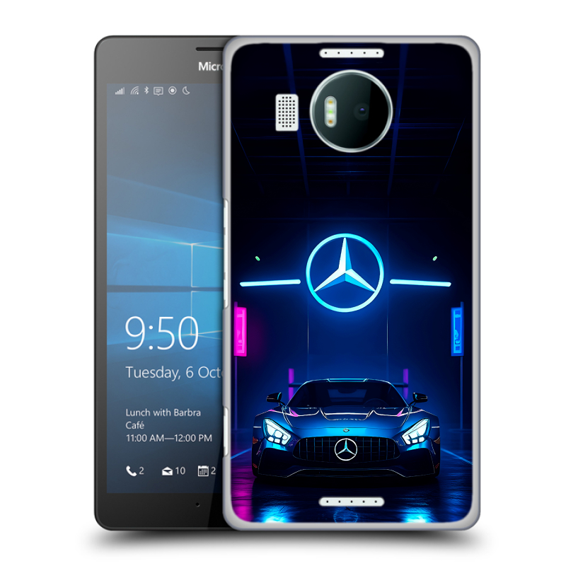 Пластиковый чехол на Microsoft Lumia 950 XL с принтом Mercedes Мерседес Пластиковый чехол на Microsoft Lumia 950 XL с принтом Mercedes Мерседес
