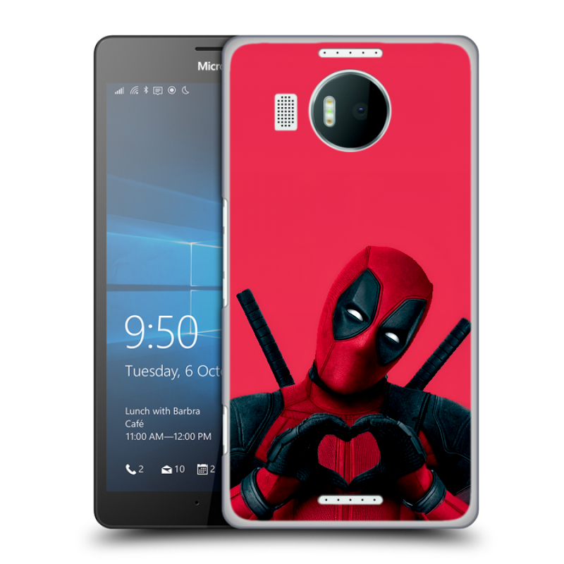 Пластиковый чехол на Microsoft Lumia 950 XL с принтом Дедпул Deadpool Пластиковый чехол на Microsoft Lumia 950 XL с принтом Дедпул Deadpool