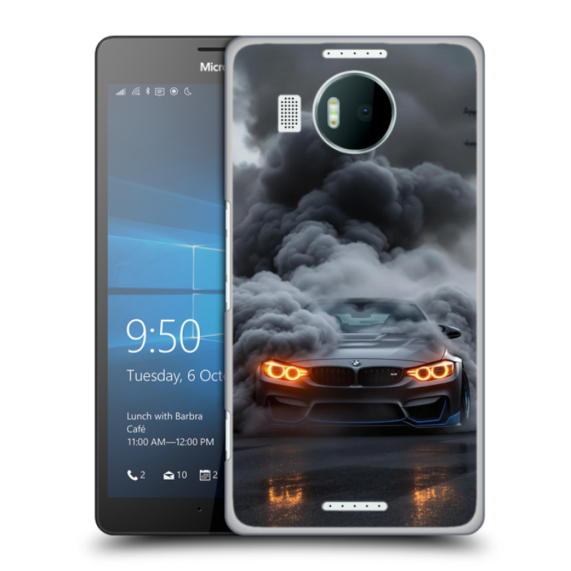 Пластиковый чехол на Microsoft Lumia 950 XL с принтом BMW БМВ Пластиковый чехол на Microsoft Lumia 950 XL с принтом BMW БМВ