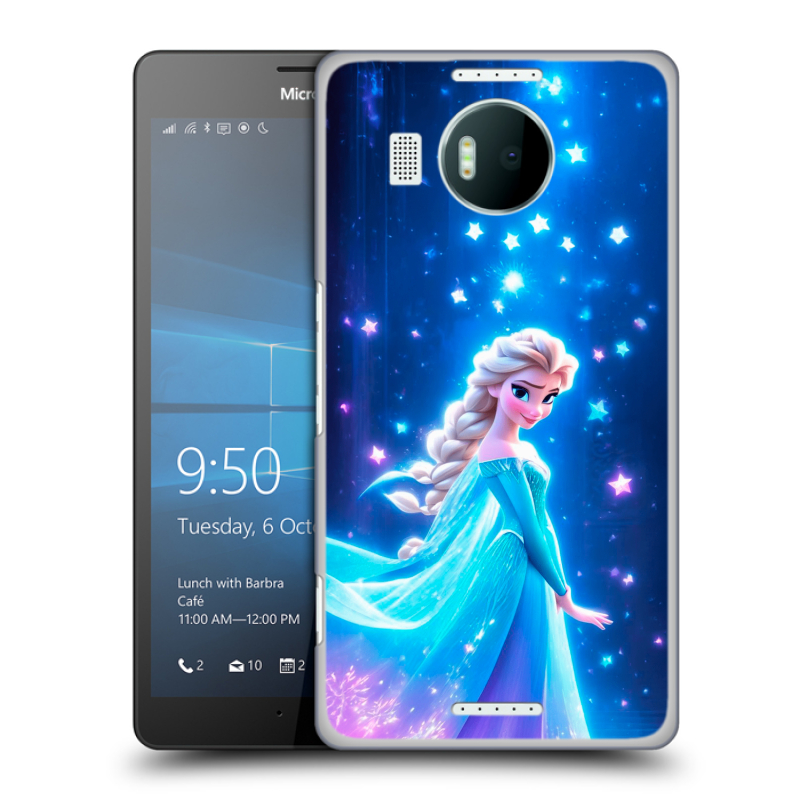 Пластиковый чехол на Microsoft Lumia 950 XL с принтом Холодное сердце Frozen Пластиковый чехол на Microsoft Lumia 950 XL с принтом Холодное сердце Frozen