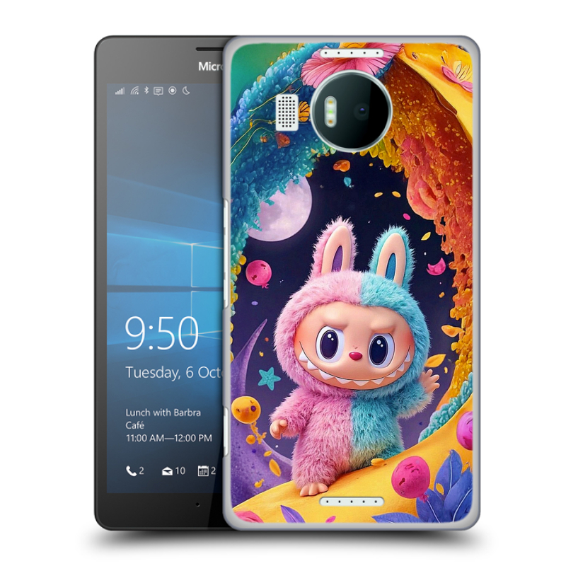 Пластиковый чехол на Microsoft Lumia 950 XL с принтом Labubu Лабубу Пластиковый чехол на Microsoft Lumia 950 XL с принтом Labubu Лабубу