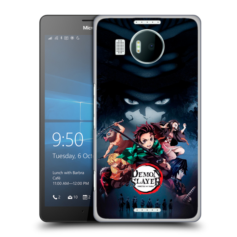 Пластиковый чехол на Microsoft Lumia 950 XL с принтом Demon Slayer Клинок рассекающий демонов Пластиковый чехол на Microsoft Lumia 950 XL с принтом Demon Slayer Клинок рассекающий демонов