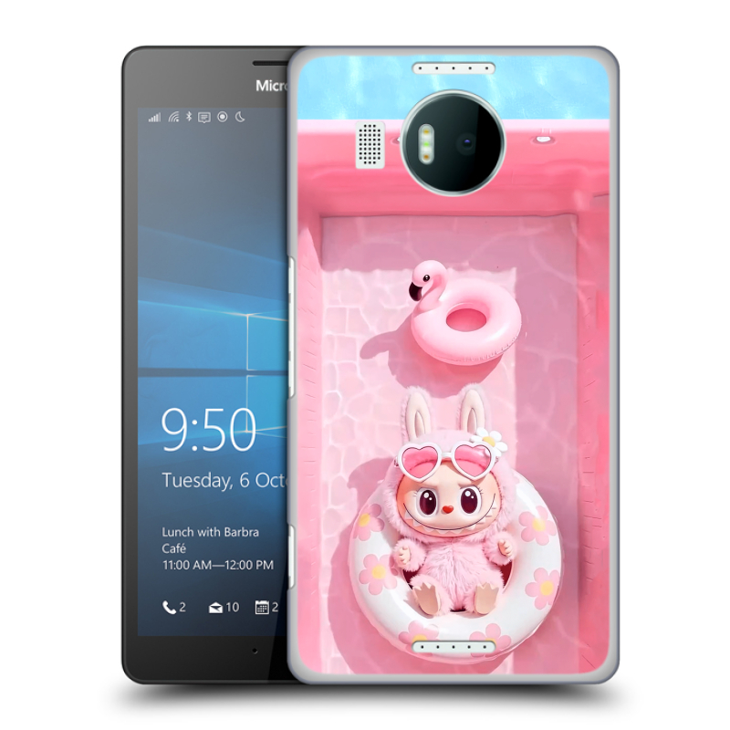 Пластиковый чехол на Microsoft Lumia 950 XL с принтом Labubu Лабубу Пластиковый чехол на Microsoft Lumia 950 XL с принтом Labubu Лабубу