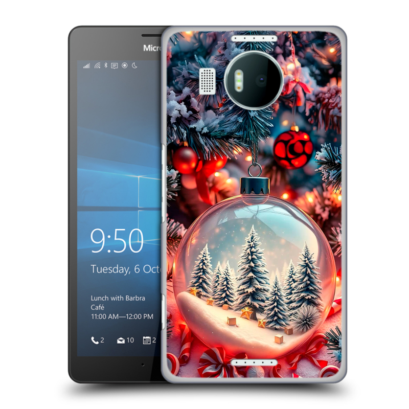 Пластиковый чехол на Microsoft Lumia 950 XL с принтом Новый год Пластиковый чехол на Microsoft Lumia 950 XL с принтом Новый год