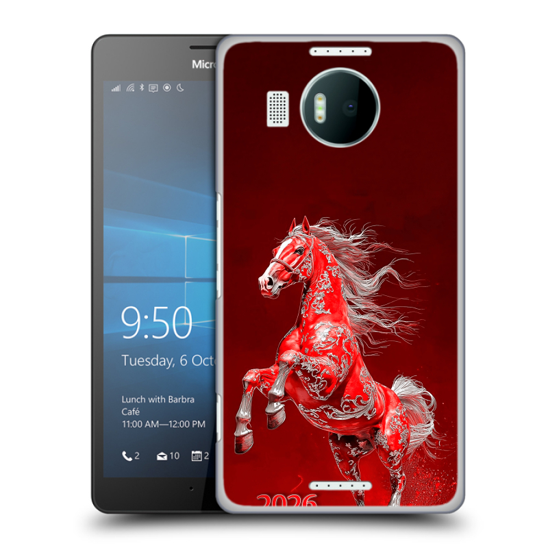 Пластиковый чехол на Microsoft Lumia 950 XL с принтом Новый год Пластиковый чехол на Microsoft Lumia 950 XL с принтом Новый год