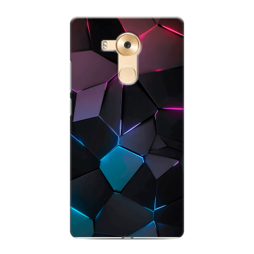 Силиконовый чехол на Huawei Mate 8 с принтом Геометрия неона Силиконовый чехол на Huawei Mate 8 с принтом Геометрия неона