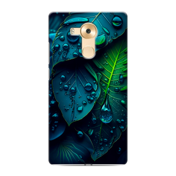 Силиконовый чехол на Huawei Mate 8 с принтом Листья Силиконовый чехол на Huawei Mate 8 с принтом Листья