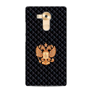 Силиконовый чехол на Huawei Mate 8 с принтом Герб России принт Силиконовый чехол на Huawei Mate 8 с принтом Герб России принт