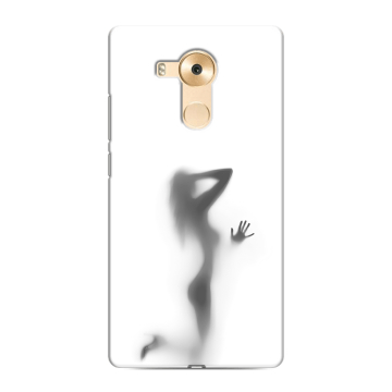 Силиконовый чехол на Huawei Mate 8 с принтом Силуэт
