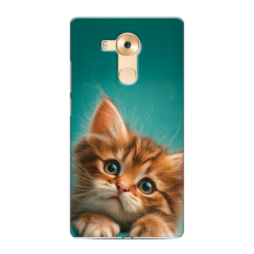 Силиконовый чехол на Huawei Mate 8 с принтом котенок Силиконовый чехол на Huawei Mate 8 с принтом котенок
