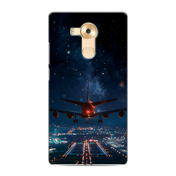 Силиконовый чехол на Huawei Mate 8 с принтом самолет Силиконовый чехол на Huawei Mate 8 с принтом самолет