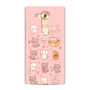 Силиконовый чехол на Huawei Mate 8 с принтом Hello Kitty Хелоу Кити