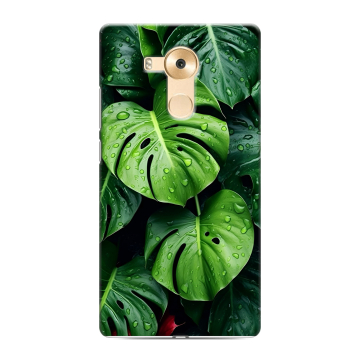 Силиконовый чехол на Huawei Mate 8 с принтом Листья Силиконовый чехол на Huawei Mate 8 с принтом Листья