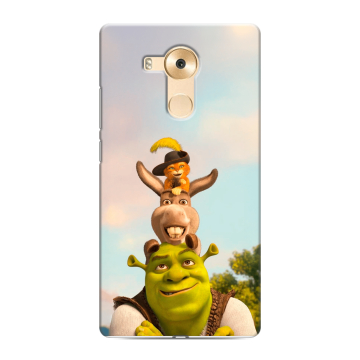 Силиконовый чехол на Huawei Mate 8 с принтом Шрек Shrek Силиконовый чехол на Huawei Mate 8 с принтом Шрек Shrek