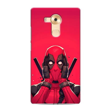 Силиконовый чехол на Huawei Mate 8 с принтом Дедпул Deadpool