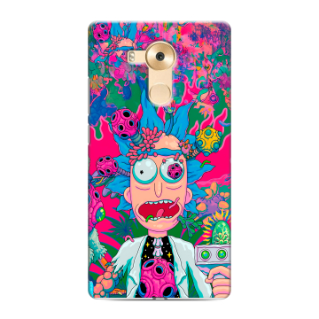Силиконовый чехол на Huawei Mate 8 с принтом Рик и Морти Rick Morty Силиконовый чехол на Huawei Mate 8 с принтом Рик и Морти Rick Morty