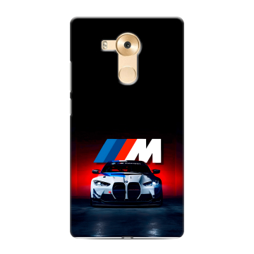 Силиконовый чехол на Huawei Mate 8 с принтом БМВ BMW