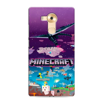 Силиконовый чехол на Huawei Mate 8 с принтом Майнкрафт Minecraft Силиконовый чехол на Huawei Mate 8 с принтом Майнкрафт Minecraft