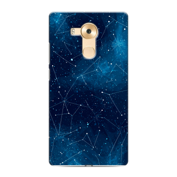 Силиконовый чехол на Huawei Mate 8 с принтом Космос звезды Силиконовый чехол на Huawei Mate 8 с принтом Космос звезды