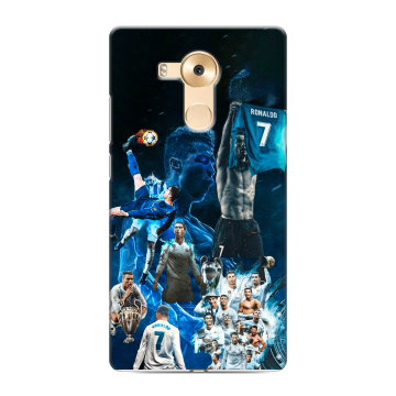 Силиконовый чехол на Huawei Mate 8 с принтом Реал Роналдо