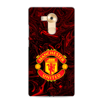Силиконовый чехол на Huawei Mate 8 с принтом Manchester United Силиконовый чехол на Huawei Mate 8 с принтом Manchester United