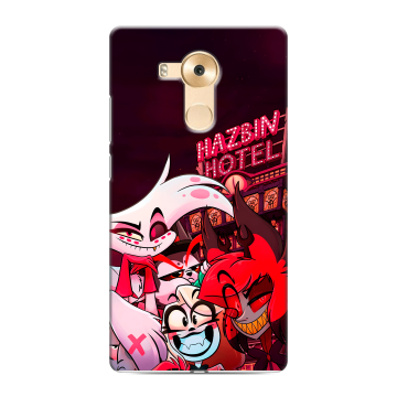 Силиконовый чехол на Huawei Mate 8 с принтом Hazbin Hotel Отель Хазбин Силиконовый чехол на Huawei Mate 8 с принтом Hazbin Hotel Отель Хазбин