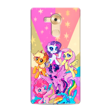 Силиконовый чехол на Huawei Mate 8 с принтом My little pony Дружба чудо Силиконовый чехол на Huawei Mate 8 с принтом My little pony Дружба чудо