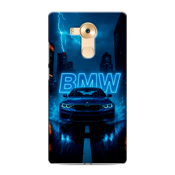 Силиконовый чехол на Huawei Mate 8 с принтом BMW БМВ Силиконовый чехол на Huawei Mate 8 с принтом BMW БМВ