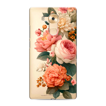 Силиконовый чехол на Huawei Mate 8 с принтом цветы Силиконовый чехол на Huawei Mate 8 с принтом цветы