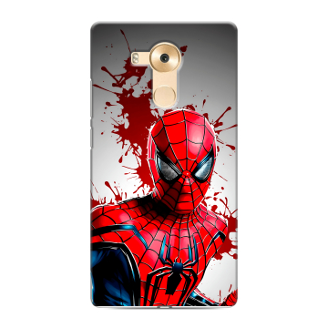 Силиконовый чехол на Huawei Mate 8 с принтом Spiderman Человек паук Силиконовый чехол на Huawei Mate 8 с принтом Spiderman Человек паук